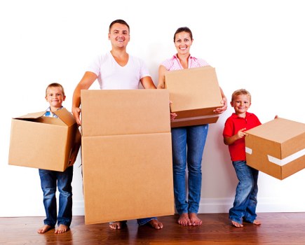 Removal van ready for a local move in Elephant and Castle