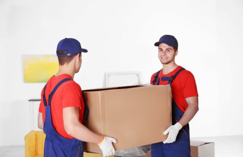Removal van ready for flat removals in Elephant and Castle