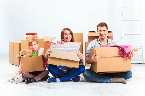 Busy same day removals team working in Elephant and Castle