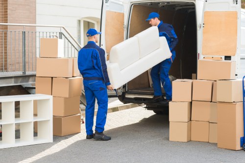 Professional removals team planning a move in Elephant and Castle