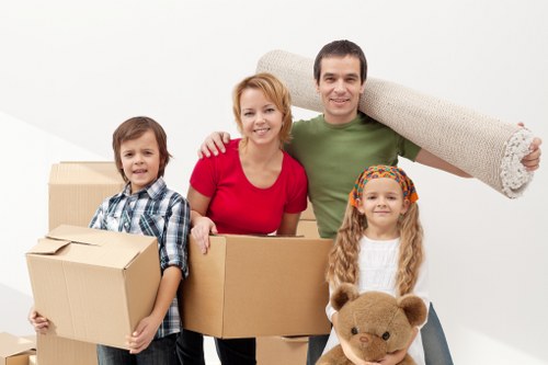 Packing support and moving supplies for a London relocation