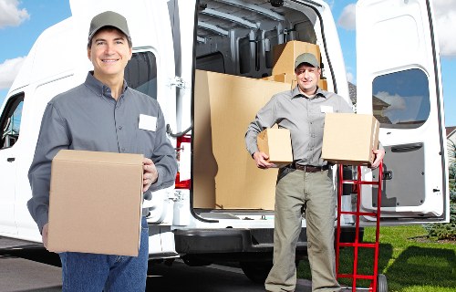 Removals van for urgent moving service in Elephant and Castle