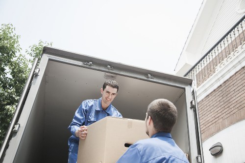 Cubic yard van loading example for a small move in Elephant and Castle