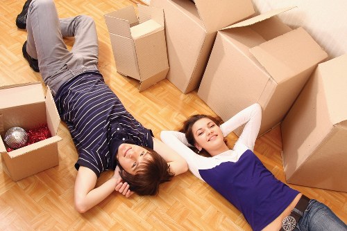 Local moving service handling access challenges in an Elephant and Castle apartment block