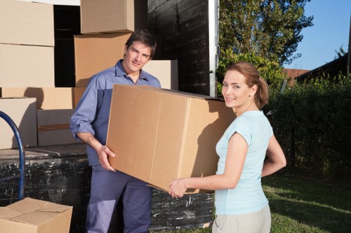 Professional man with a van helping with a home move in Elephant and Castle